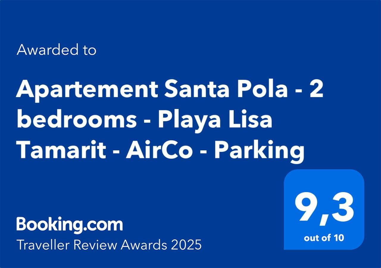 Apartement Santa Pola - 2 Bedrooms - Playa Lisa Tamarit - Airco - Parking Kültér fotó